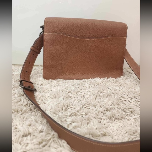 Coach Tabby Shoulder Bag 26 Pebble Leather and Suede 1941 Saddle 79334 - Picture 3 of 4